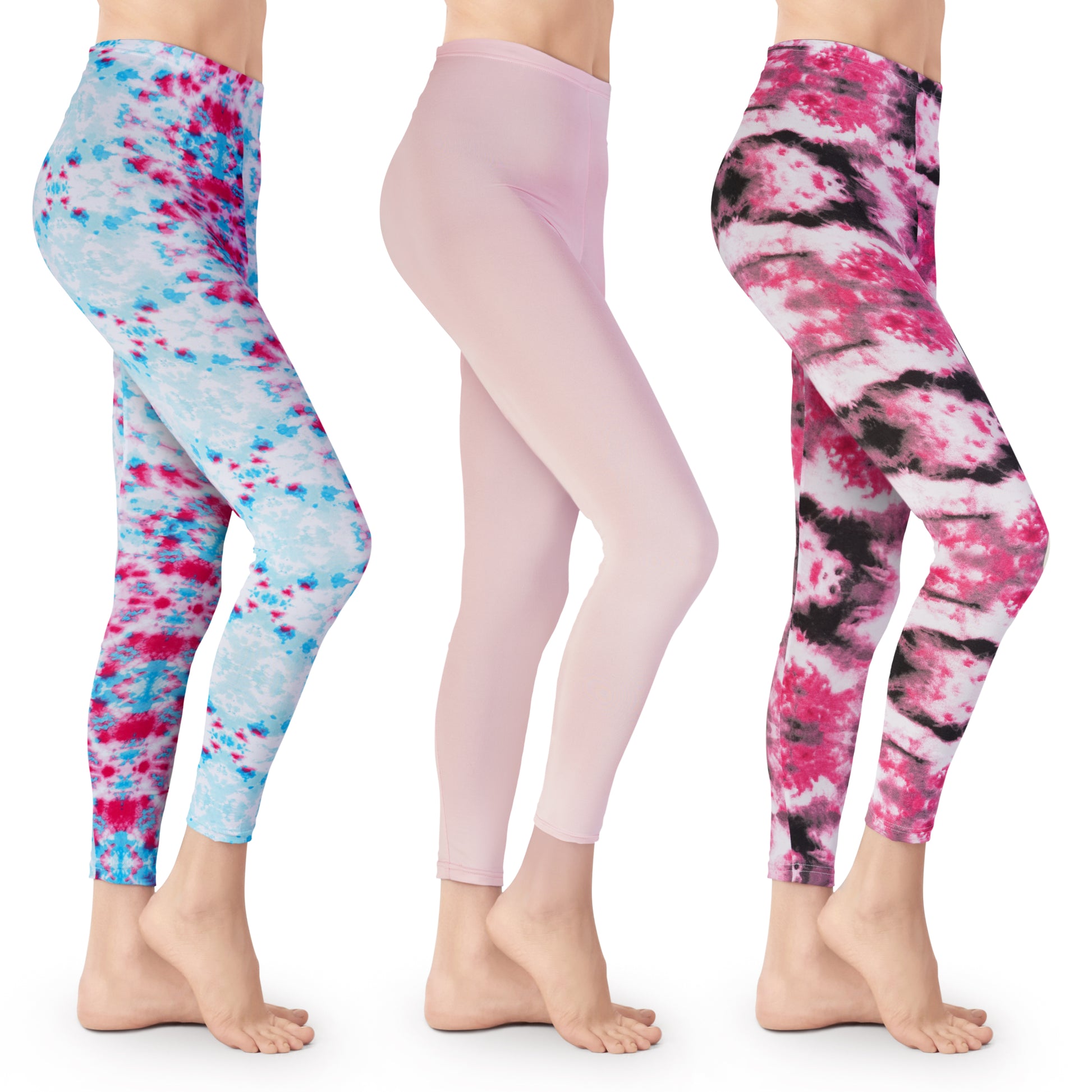 Tie Dye Leggings Women, Spiral Printed Yoga Pants Cute Graphic